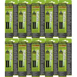 Petec 98325 - PlastBond 24 ml Kunststoffreparatur schwarz - VPE Set - 10 Stck