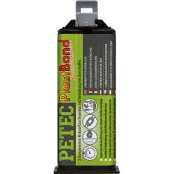 Petec 98350 - PlastBond 50 ml Kunststoffreparatur schwarz