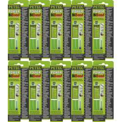 Petec 98625 - POWER BiBond 24 ml Doppelspritze SB-Karte extrem starker 2K Universal-Klebstoff - VPE 