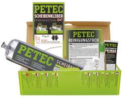 Petec 83433 - Scheibenkleber-Set 400 ml Schlauchbeutel-Set Schlauchbeutel