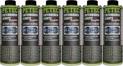Petec 73110 - Unterbodenschutz Bitumen Saugdose 1000 ml schwarz - VPE Set - 6 Stck