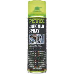 Petec 71050 - Zink-Alu-Spray Grundierung 500 ml Unterliegt Anhang II der Verordnung (EU) 2019/1148
