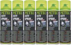 Petec 70250 - Fettspray wei 500 ml - VPE Set - 6 Stck