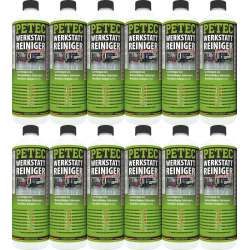Petec 60100 - Werkstattreiniger 1000 ml Flasche Konzentrat - VPE Set - 12 Stck