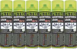 Petec 70160 - Injektorenlser Spray 500 ml - VPE Set - 6 Stck