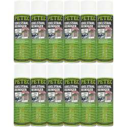 Petec 70260 - Edelstahlreiniger Spray 500 ml NSF - VPE Set - 12 Stck
