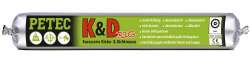 Petec 94760 - K&D Karosserie Klebe-&Dichtmasse schwarz 600 ml Big Schlauchbeutel