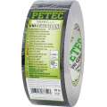 Petec 87350 - Uni Gewebeband schwarz Rolle 50 m x 48 mm schwarz
