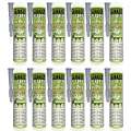 Petec 94629 - Kleben & Dichten Montagekleber grau 290 ml der ALLESKNNER - VPE Set - 12 Stck